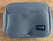 United Airlines Amenity Kit Business First Vintage Toiletry Bag Cosmetic Case
