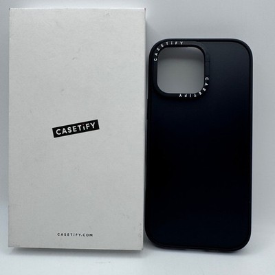 Casetify iPhone 16 Pro Max Hülle Impact Ring Ständer MagSafe - Matt Schwarz
