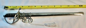 VINTAGE 12" MINIATURE AMERICAN REPLICA CIVIL WAR CALVARY SWORD