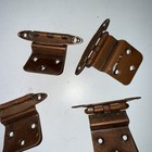 Vintage Copper Plated Hinges Set Of 5 — photo 5