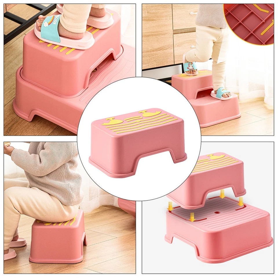  1 stück Kunststoff Toilettenhocker Haushalt Cartoon Rutschfeste Fußhocker für - Bild 3 von 4