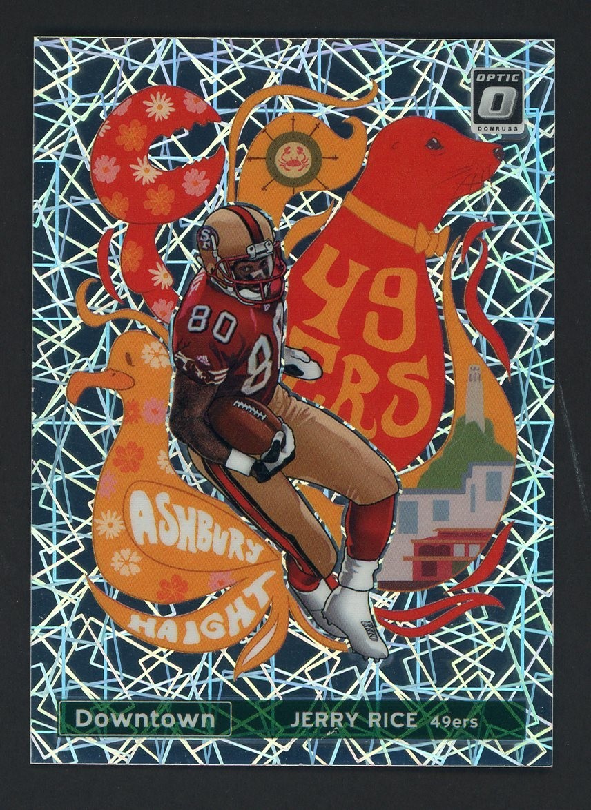 2021 Donruss Optic Downtown Jerry Rice San Francisco 49ers HOF SSP CASE HIT