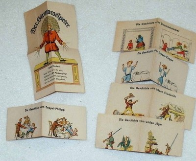 STRUWWELPETER Serie von Hoffmanns Wäschestärke 1955 KOMPLETT