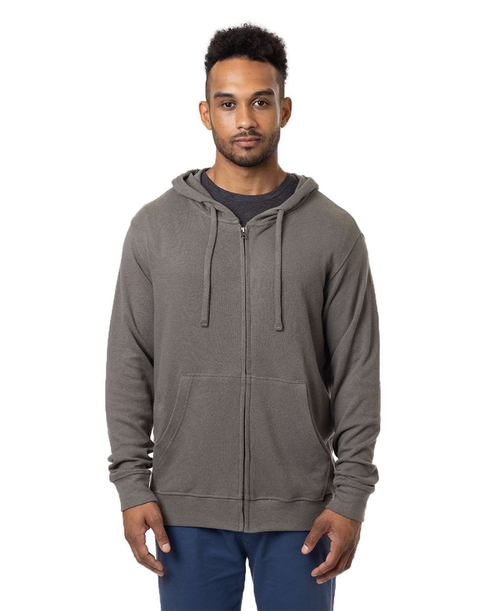 Unisex Hemp Hero Full-Zip Hooded Sweatshirt Organic Cotton Econcious