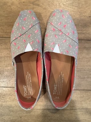 Toms Women's Classic Alpargata Shoes, US Size 6 Flamingos