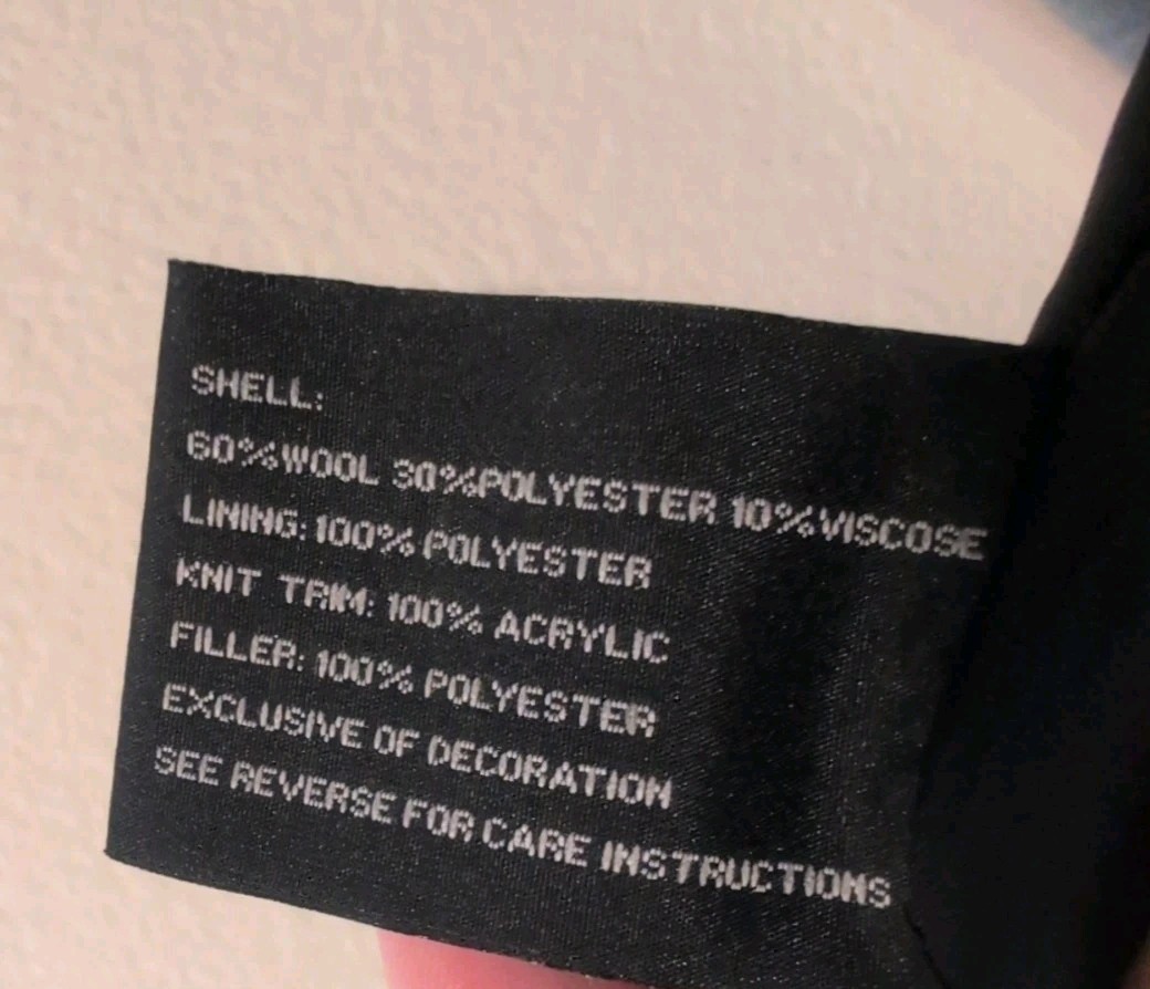 Ecko Function Heavy Black Wool Blend Jacket Zip H… - image 10