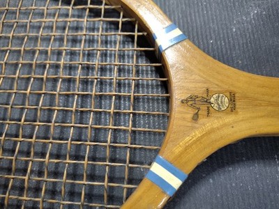 Very Nice Antique Wright & Ditson ''The Hub'' Wood Frame Tennis Racquet