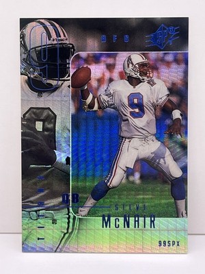 1999 SPx Steve McNair #86 Radiance 035/100 SSP Houston Oilers Tennessee Titans