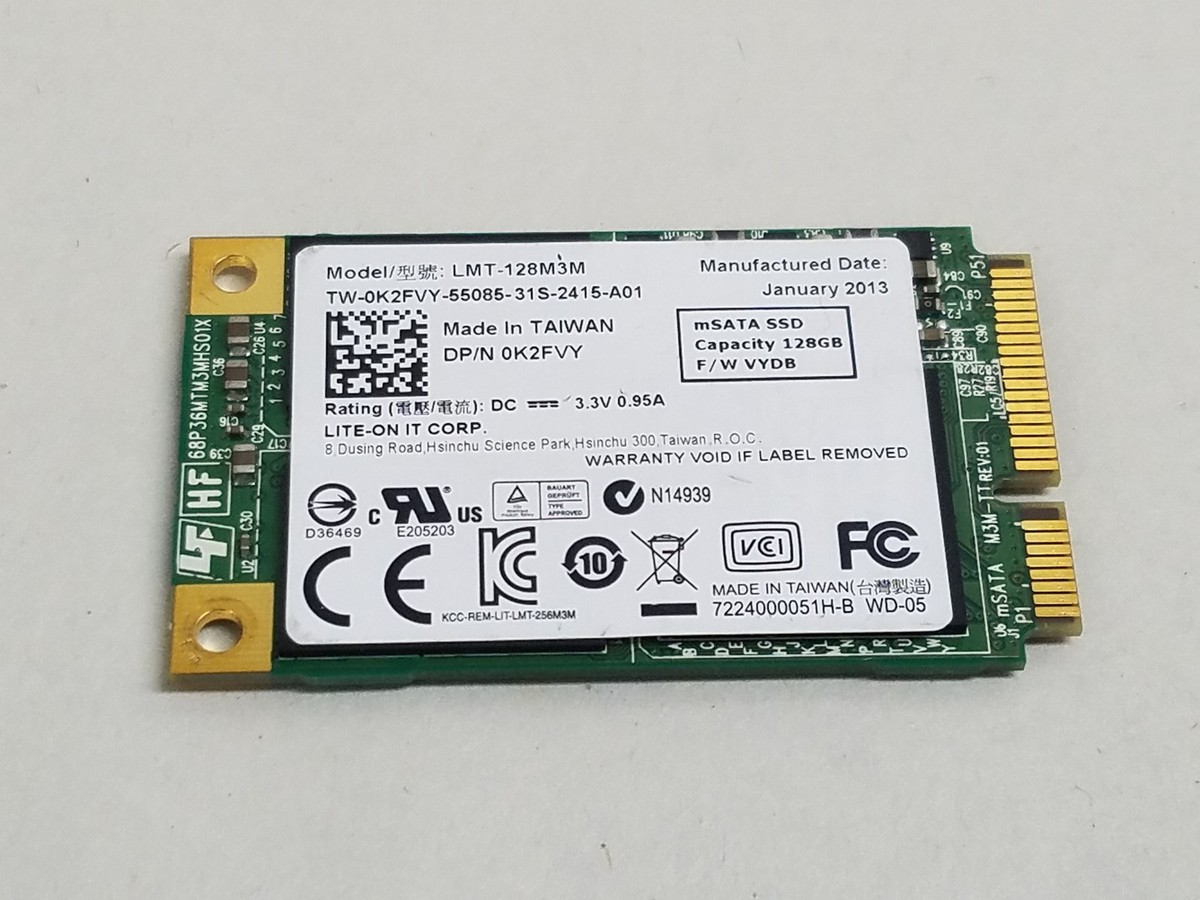 Lite-On SSD 128gb mSATA Solid State Drive Lmt-128m3m for