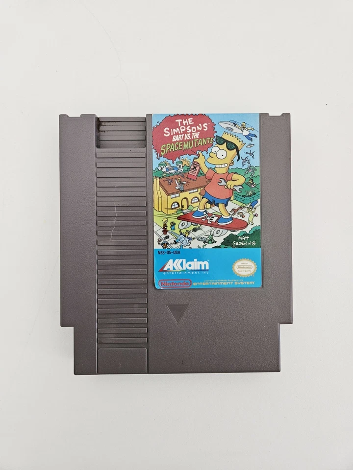 Os Simpsons: Bart vs. The Space Mutants - Nintendo NES - 1991 - Imagem 2 de 4