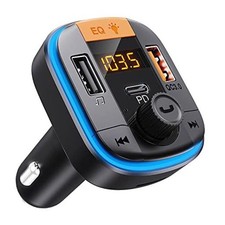 Bluetooth 5.0 Adapter PD20W QC3.0 - Bluetooth FM Transmitter for Car