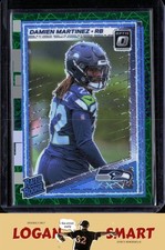 Damien Martinez 2025 Donruss Optic Green Velocity #298 RC Seattle Seahawks
