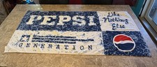 Vintage Pepsi Beach Towel Like Nothing Else Generation Blue Full Size
