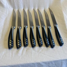 Bellemain Stainless Steel Steak Knife Set 8 Piece Set Great Shape