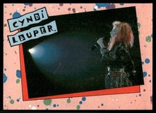 Cyndi Lauper 1985 Music Pop Singer Topps Card 8 NM