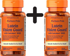 2 x Puritans Pride Lutein Vision Guard - 30 softgels (616,50 EUR/kg)
