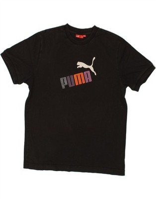 Puma Herren Grafik T-Shirt Oberteil Large schwarz BH06