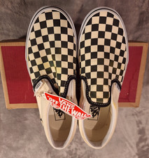 1355 VANS Asher Checkerboard - classic slip on vn000zbueo1 Kids SIZE 3 NEW