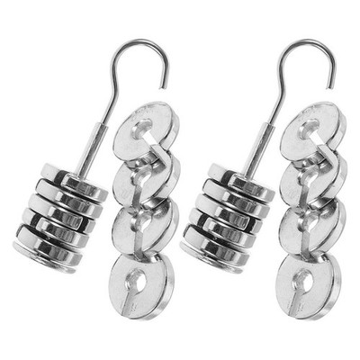  1 Set Labor-Massengewichte aus Metall mit Schlitzen, präzise Metallgewichte mit