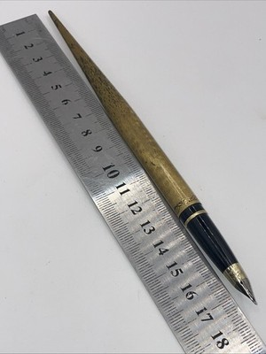 Mid 20th Century Gold & Black Vintage Sheaffer Füllfederhalter - Made in USA