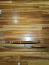 VIETNAM MONTAGNARD DHA SWORD W SCABBARD Vintage Military ? 