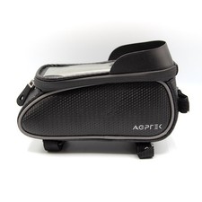 AGPTEK Bicycle Bike Frame Bag Waterproof Touchscreen Phone Mount Pannier