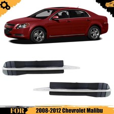 Front Fog Lights Cover Chrome Texture Left Right Side For 08-12 Chevy Malibu Front Fog Lights Cover Chrome Texture Left Right Side For 08-12 Chevy Malibu