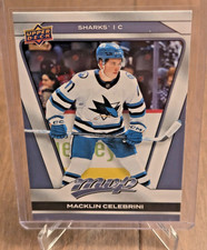2025-26 Upper Deck MVP - Macklin Celebrini - MVP # 17 Card - San Jose Sharks