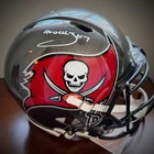 Bucky Irving signed Tampa Bay Buccaneers Full Size Authentic NFL Helmet
