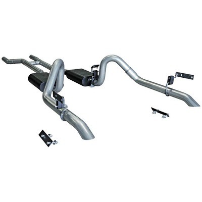 Flowmaster FLO17282 Exhaust System Kit fits Ford Mustang 1967-70 Performance Par - Picture 1 of 9