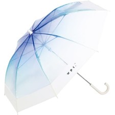 Wpc.KIDS Sky Blue Umbrella - Blue Rain Umbrella Long Umbrella with Name Tag 55cm