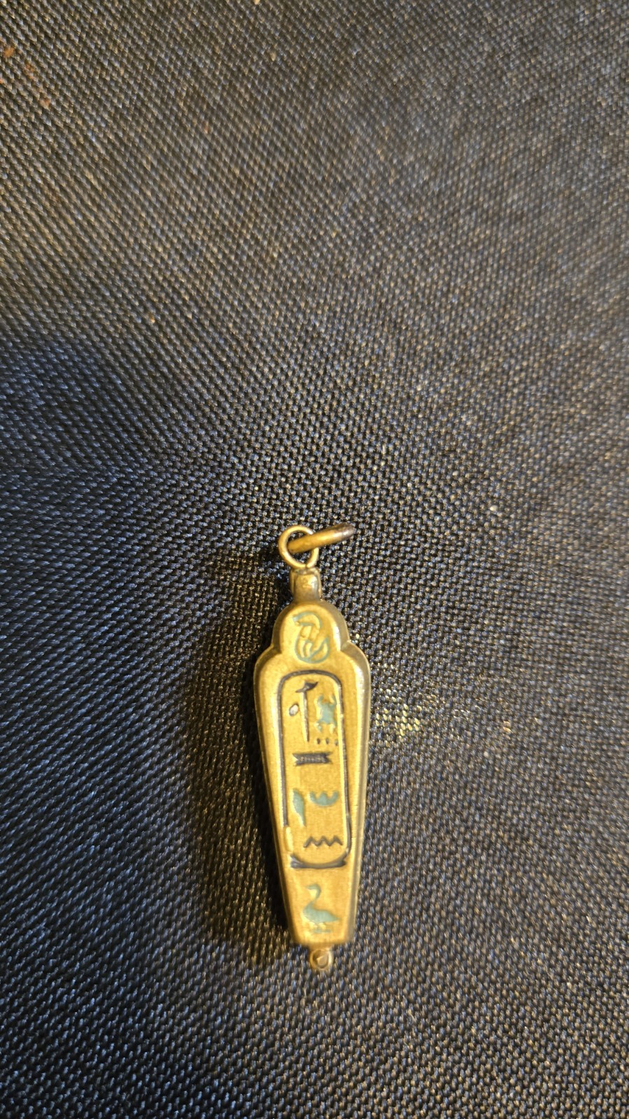 Vintage Antique Egyptian Revival Opening Mummy Charm King Tut Craze 1920s
