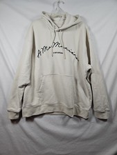 A Ma Maniere X Air Jordan Fleece Hoodie, Size XL, Ivory