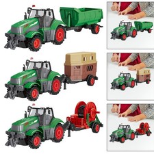 Tracteur agricole, jouet éducatif, alimenté par Friction, pour enfants et