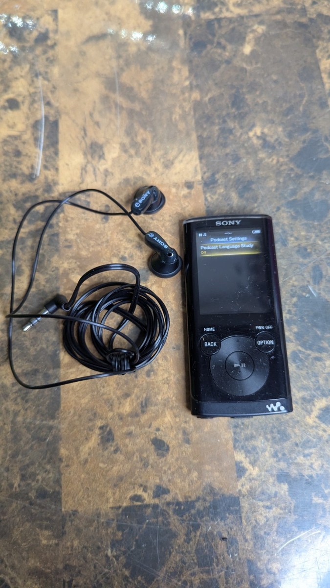 Sony Walkman NWZ-E353 - 4GB - Black - Digital Media MP3 Player