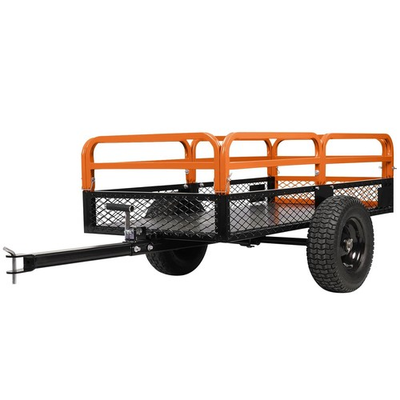 #ad #ad Heavy Duty ATV Utility cart 1600LB Capacity Utility Trailer with Dual Dumping $404.99
