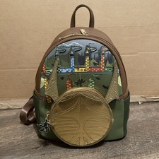 Loungefly Harry Potter Mini Backpack Golden Snitch new Official Green One Size