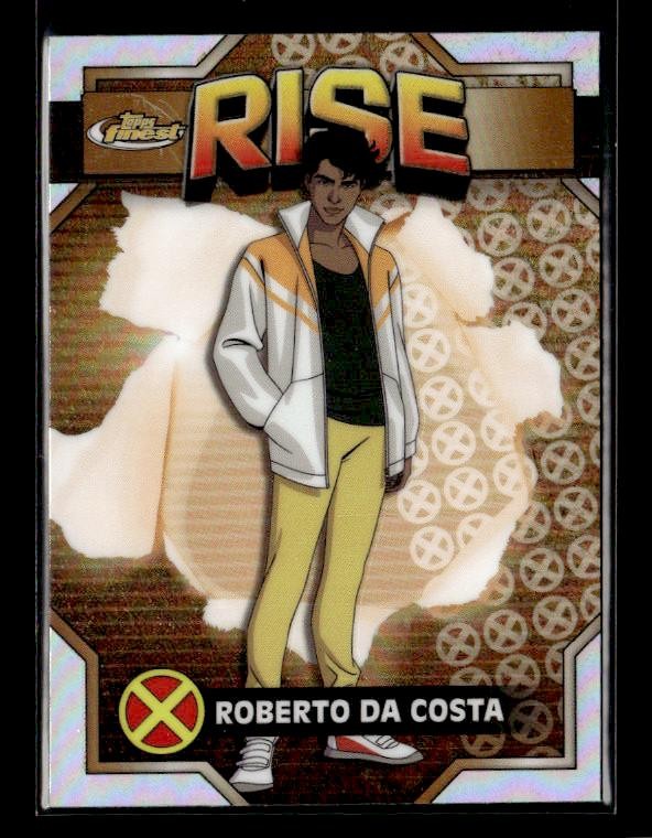 2025 Topps Finest X-Men '97 #24 Roberto Da Costa Rise Refractor