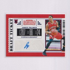 2019 Panini Contenders Draft Picks AUTO Blue #95 James Palmer RC Rookie