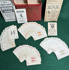 Antique 1924 Parker Bros ROOK Complete Card Game - Orig. Box , Instructions MINT