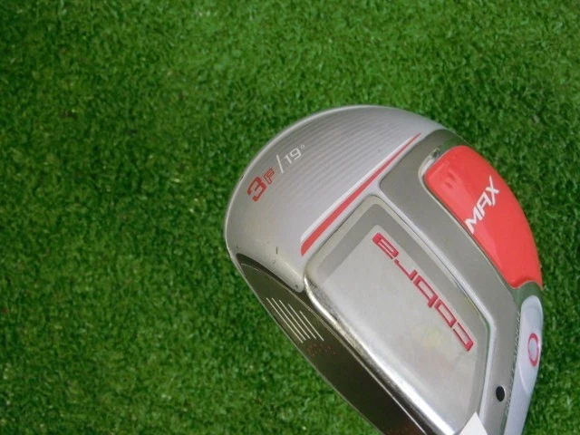 Cobra Max Offset Raspberry 19* Womens Left Hand 3 Wood White Tie Ladies Graphite - Image 2 of 4