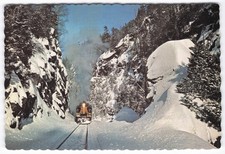 Algoma Central Railway Snow Train Agawa Canyon Winter Canada Postcard