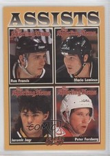 1996-97 Fleer Ron Francis Mario Lemieux Jaromir Jagr Peter Forsberg #139 HOF 0i6