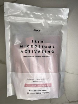 Plexus, Slim, Microbiome Activating, Raspberry Lemon Watermelon, Gut Health 30