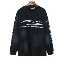 Hell Studios star Classic Logo Printing Style Men's Long Sleeve T-shirt 2 Color