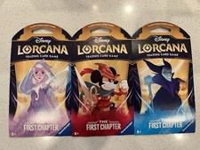 disney lorcana trading card game: chapter 1 starter blister bundle Disney Lorcana TCG: The First Chapter Starter Blister Bundle Gift Set