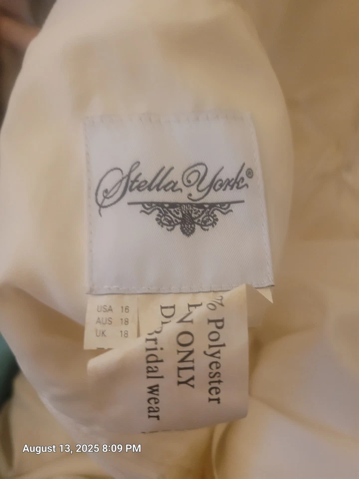 Stella York Wedding Dress Size 16 - Image 3 of 4