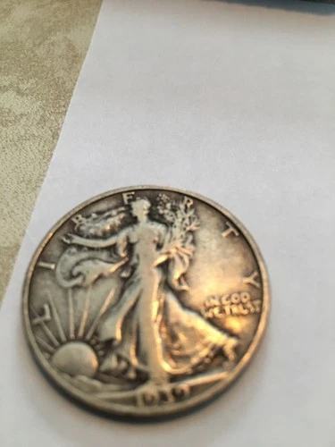 1939-S 50C Walking Liberty Half Dollar vf