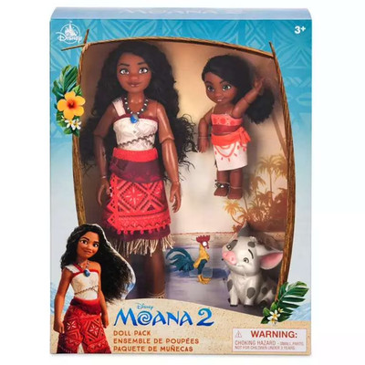 vaiana 2 doll pack Moana and Simea Disney Official