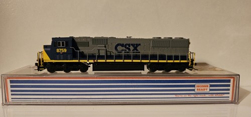 Locomotora Atlas 49260 CSX CSXT YN2 Light Future EMD SD60 escala N 8759 DCC lista | Condition: Used